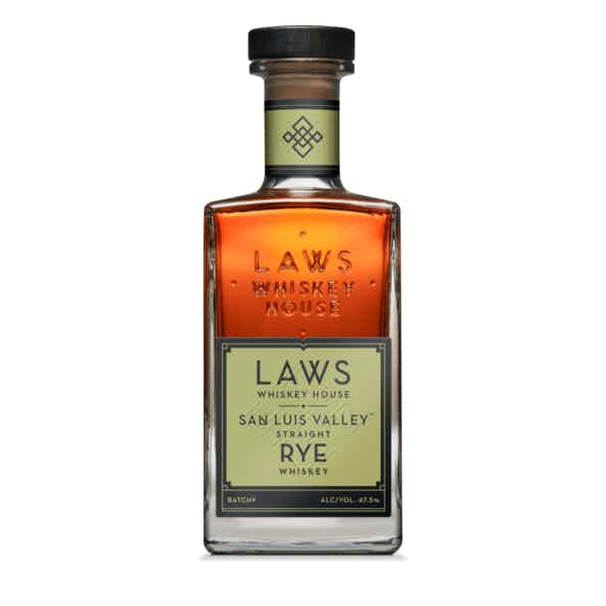 Laws Whiskey House San Luis Valley Straight Rye Cask Batch B - 22 750 ml