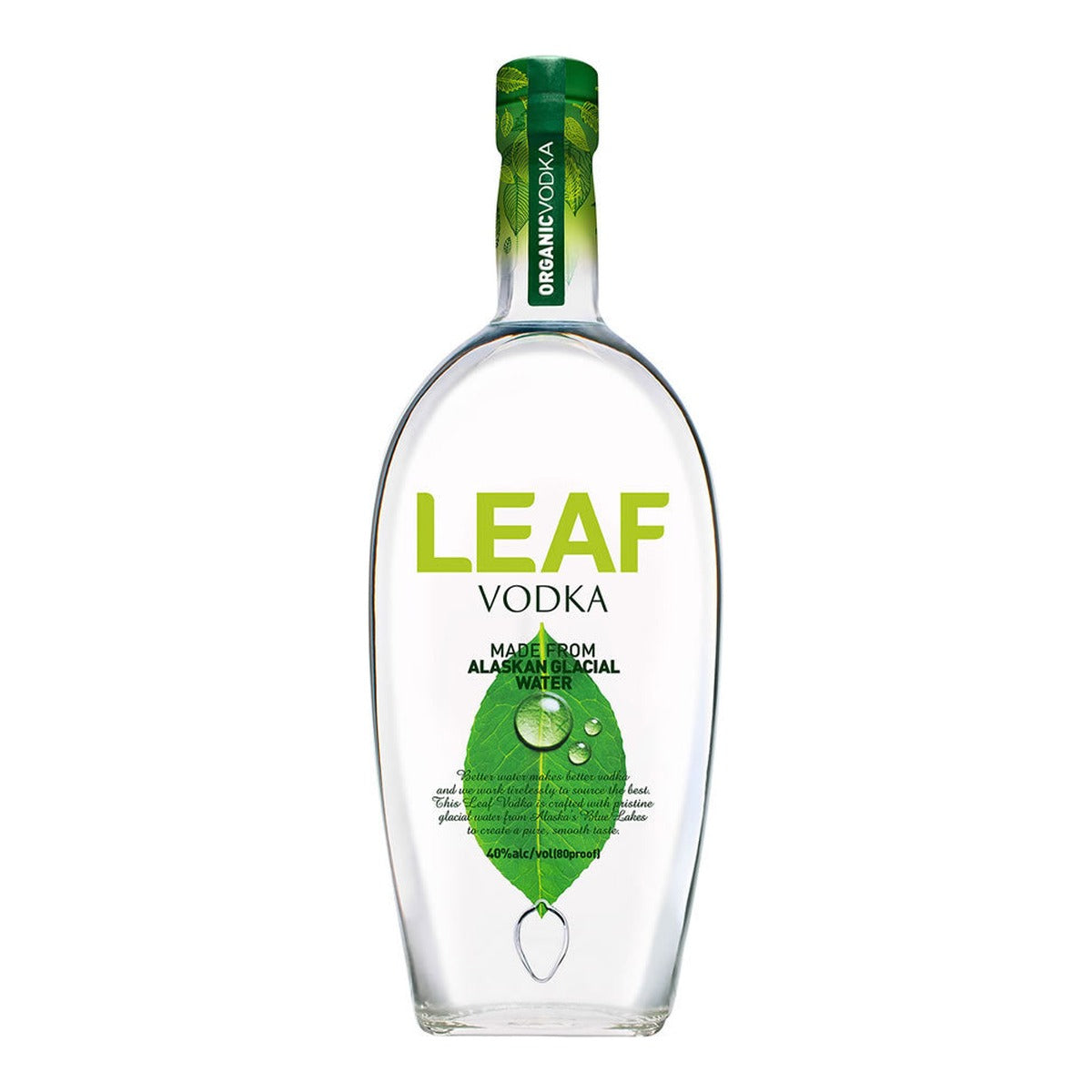 Leaf Alaskan Glacial Water Organic Vodka 750 ml