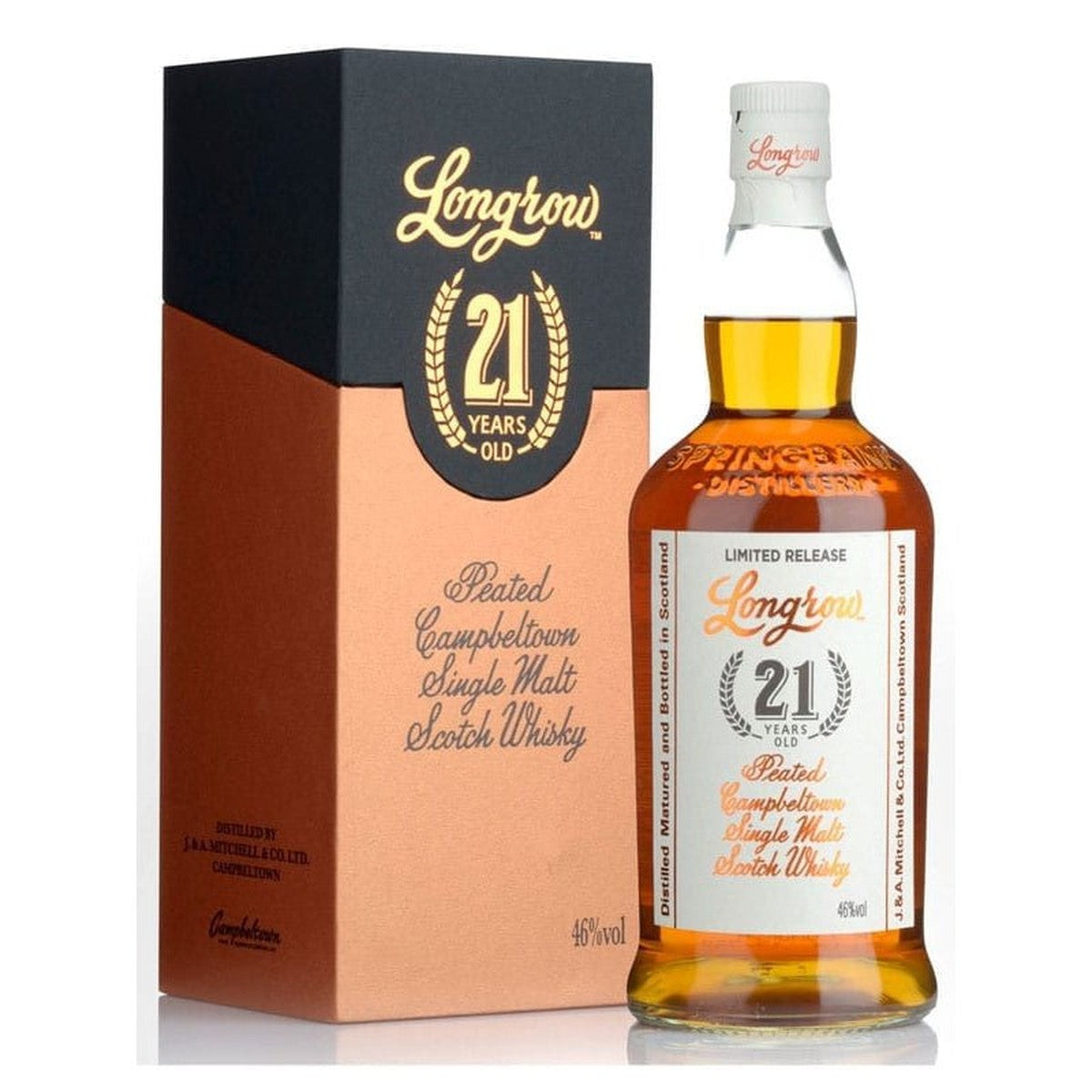 Longrow Peated Campbeltown Single Malt Scotch 21 year