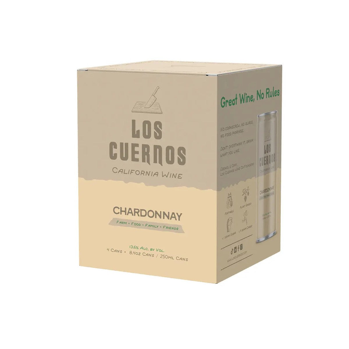 Los Cuernos Chardonnay 4pk