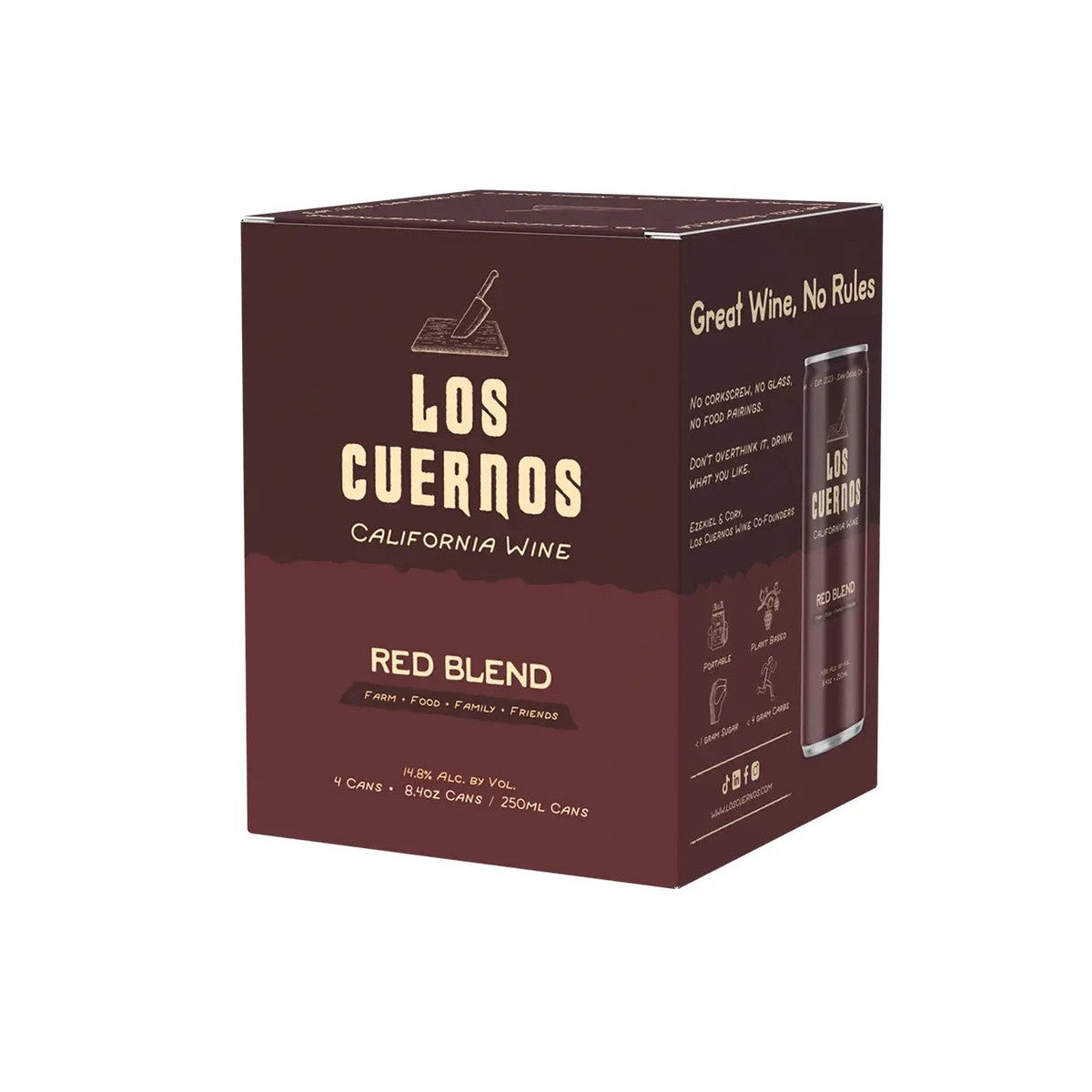 Los Cuernos Red Blend 4pk