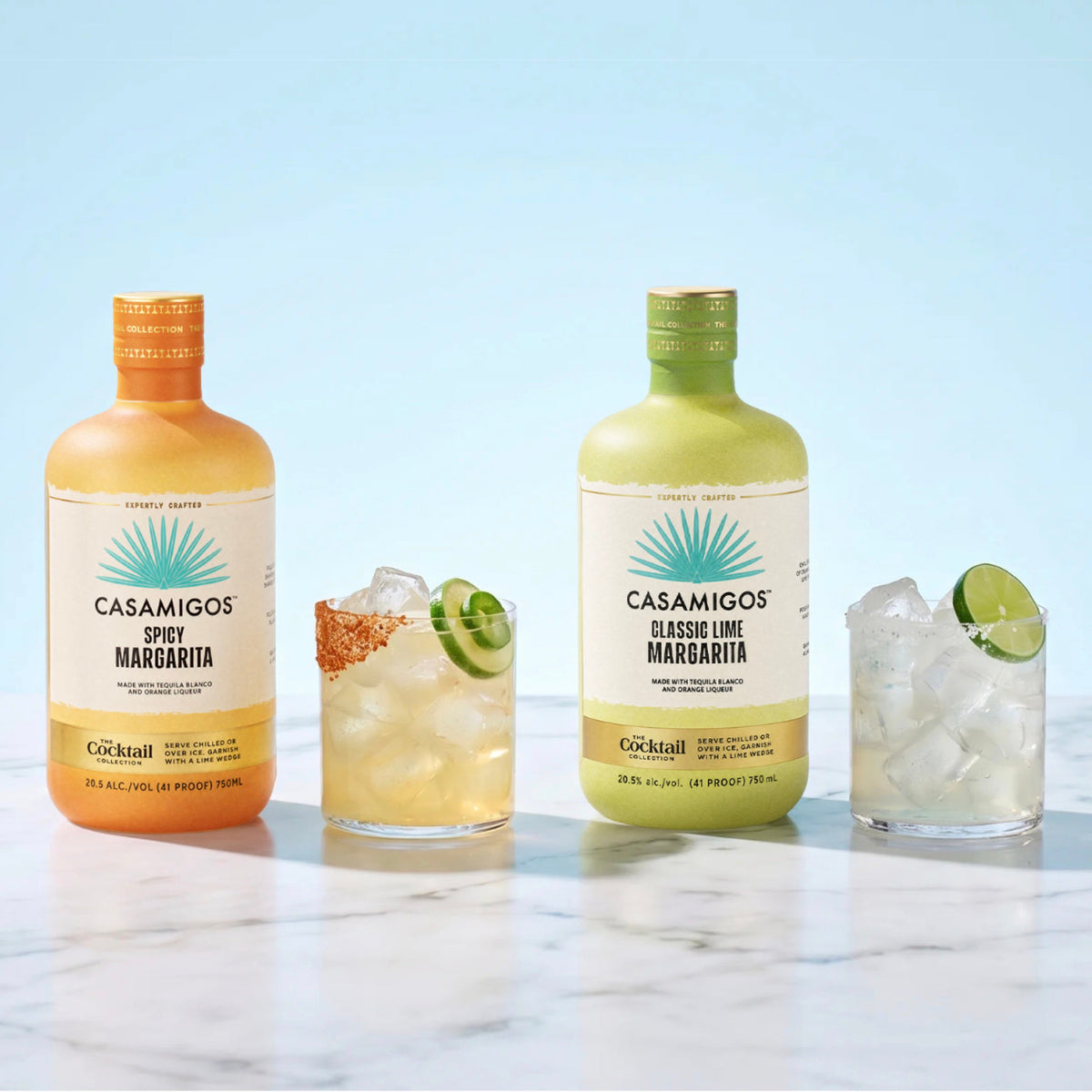 Casamigos ready-to-serve margaritas with cocktails