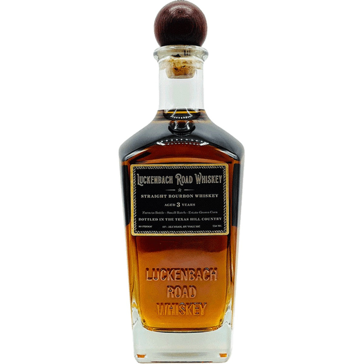 Luckenbach Road Straight Bourbon 3 year 750 ml