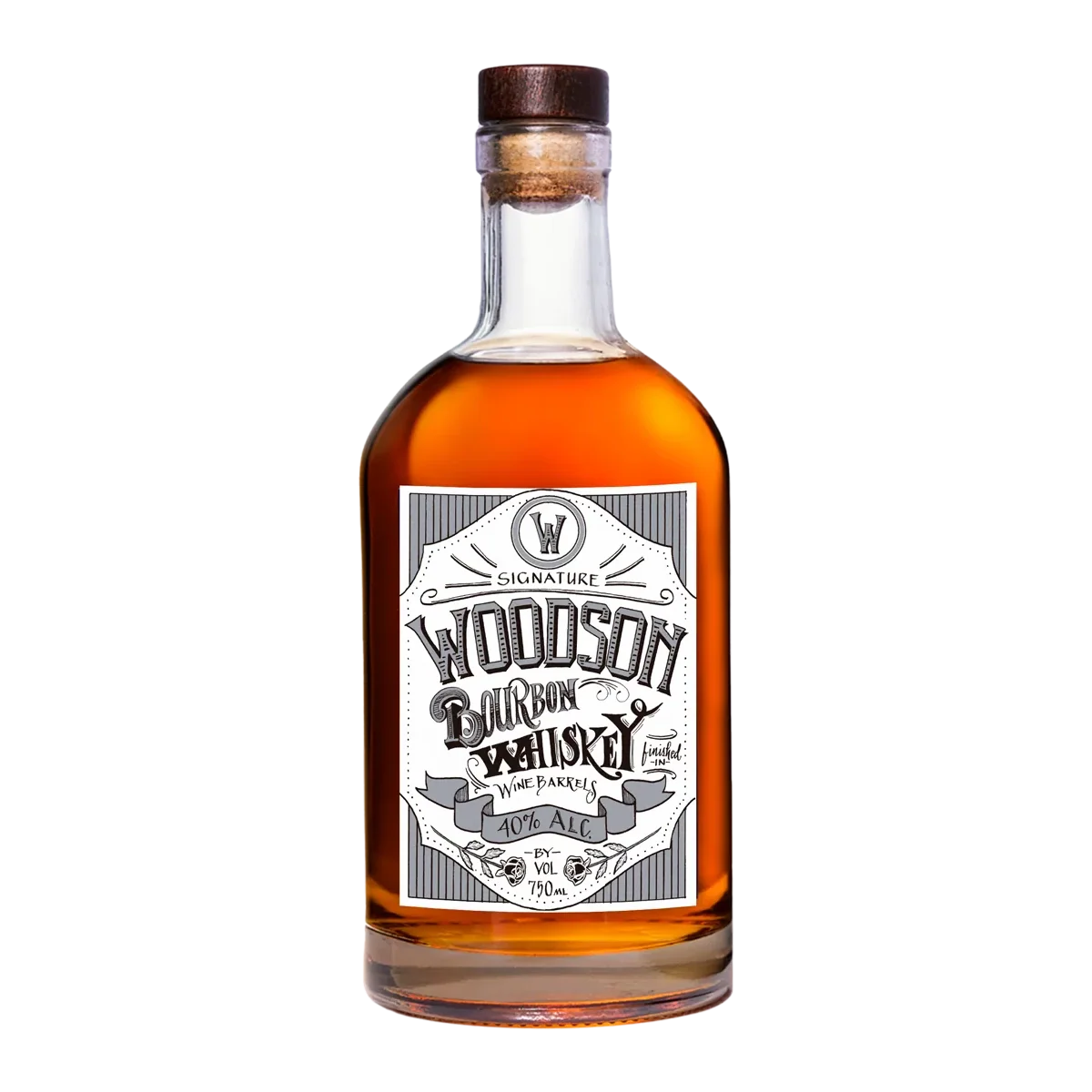 Woodson Whiskey White & Silver Signature Series 750 ml