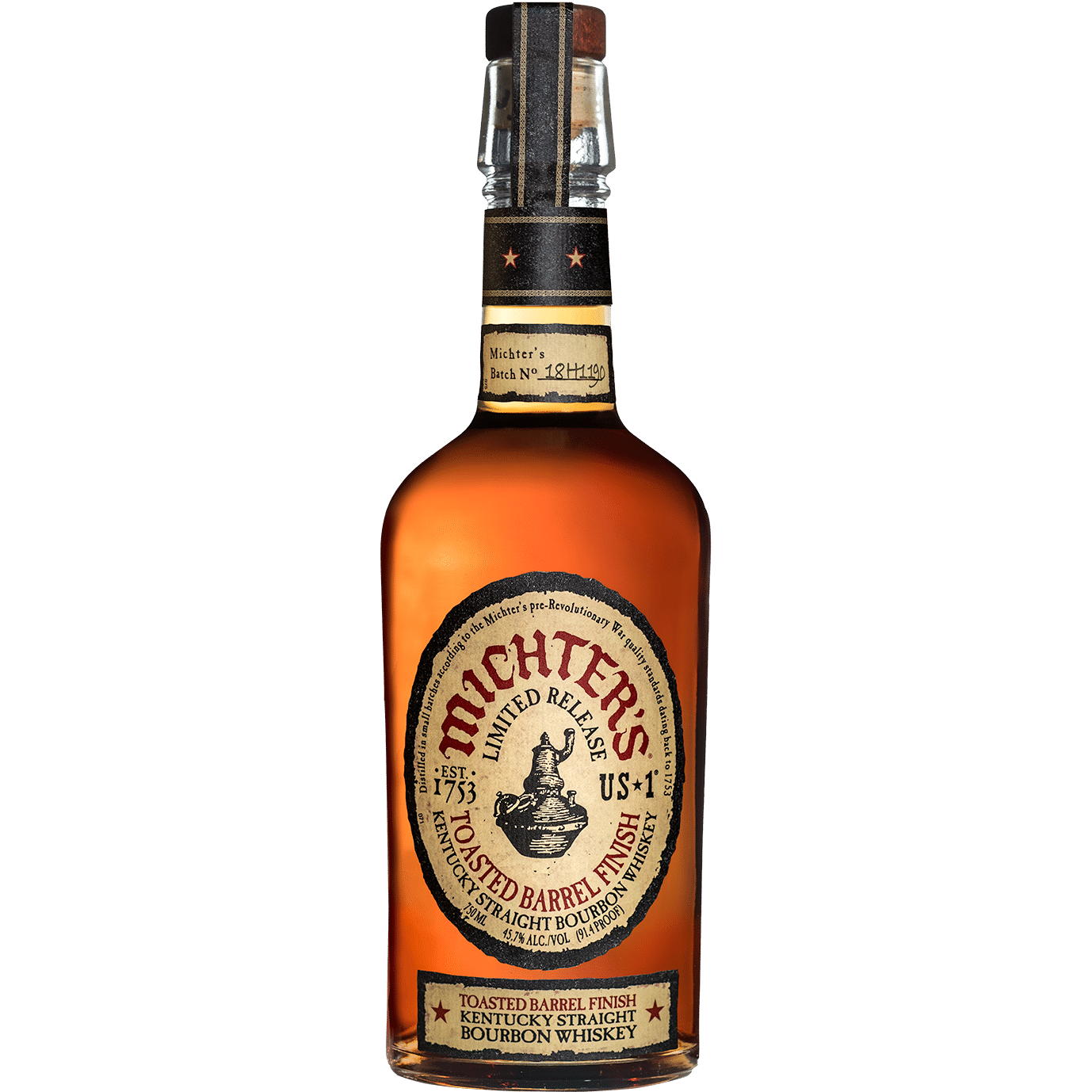 Michter's US1 Toasted Barrel Finish Limited Realese Batch No 2492813 750 ml