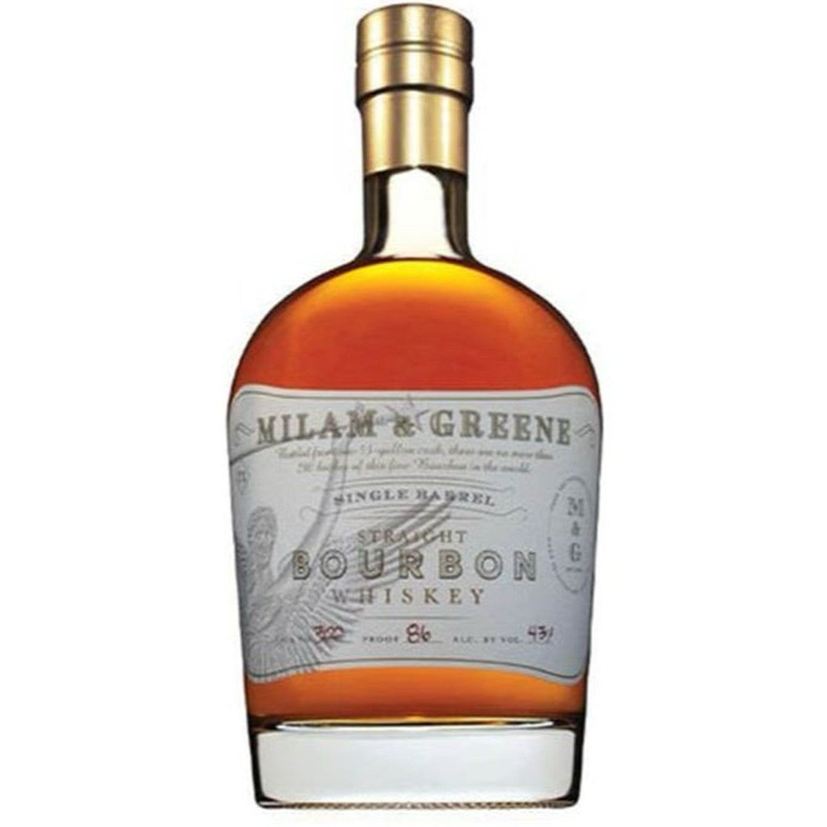Milam And Greene Single Barrel Straight Bourbon Whiskey 750 ml