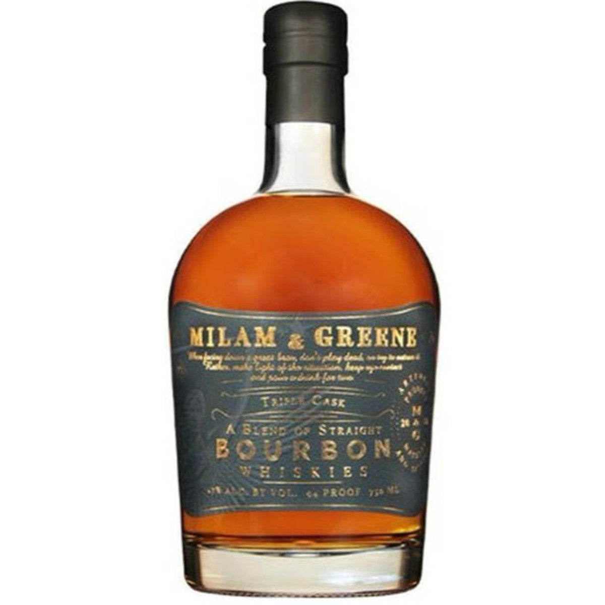 Milam And Greene Triple Cask Straight Bourbon Whiskey 750 ml