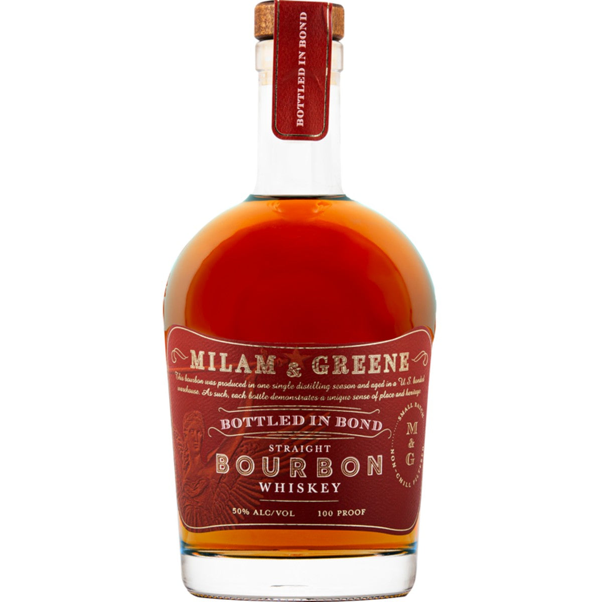 Milam & Greene Straight Bourbon Bottles In Bond 750 ml