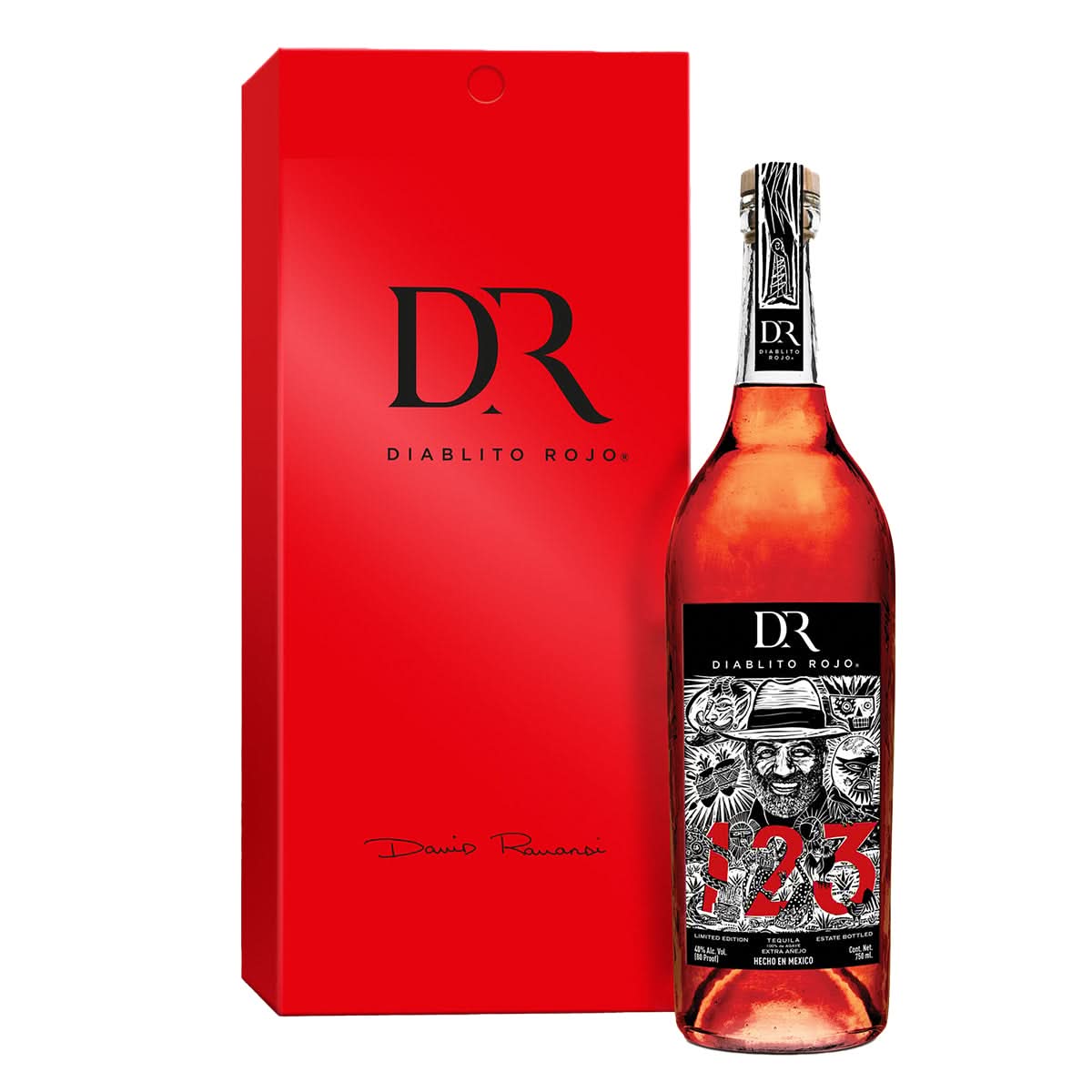 123 Organic Extra Anejo (Diablito Rojo) 750 ml