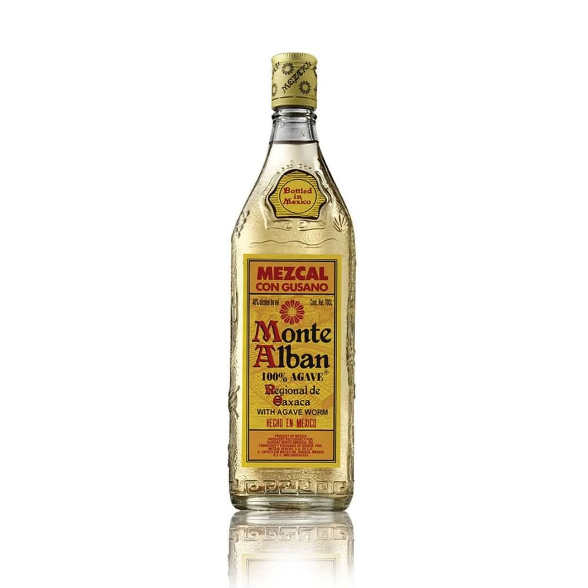 Monte Alban Mezcal Con Gusano 80 Proof 750 ml