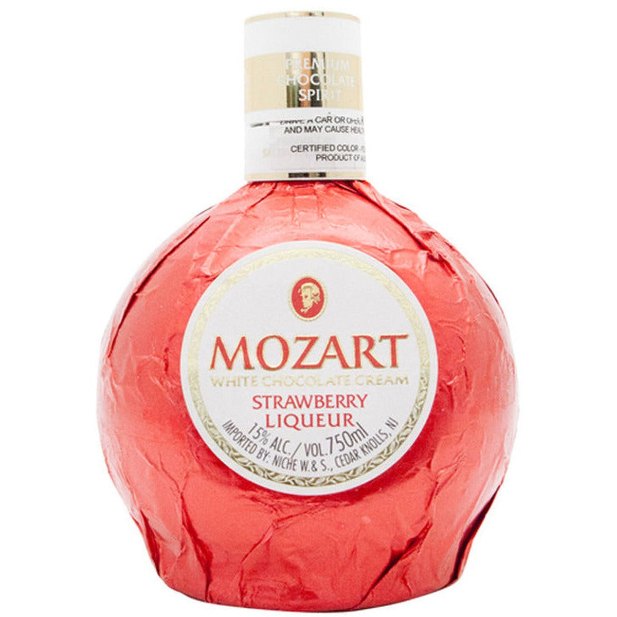Mozart Mozart White Chocolate Cream Strawberry 750 ml