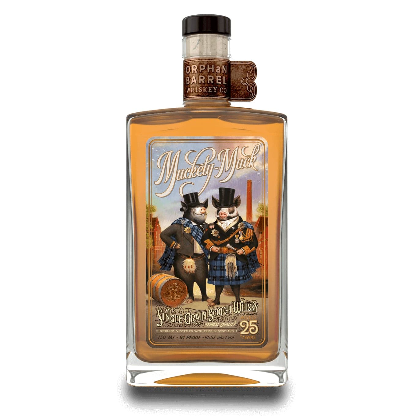 Muckety Muck Muckety Muck Orphan Barrel Single Grain Scotch Whiskey 91 Proof