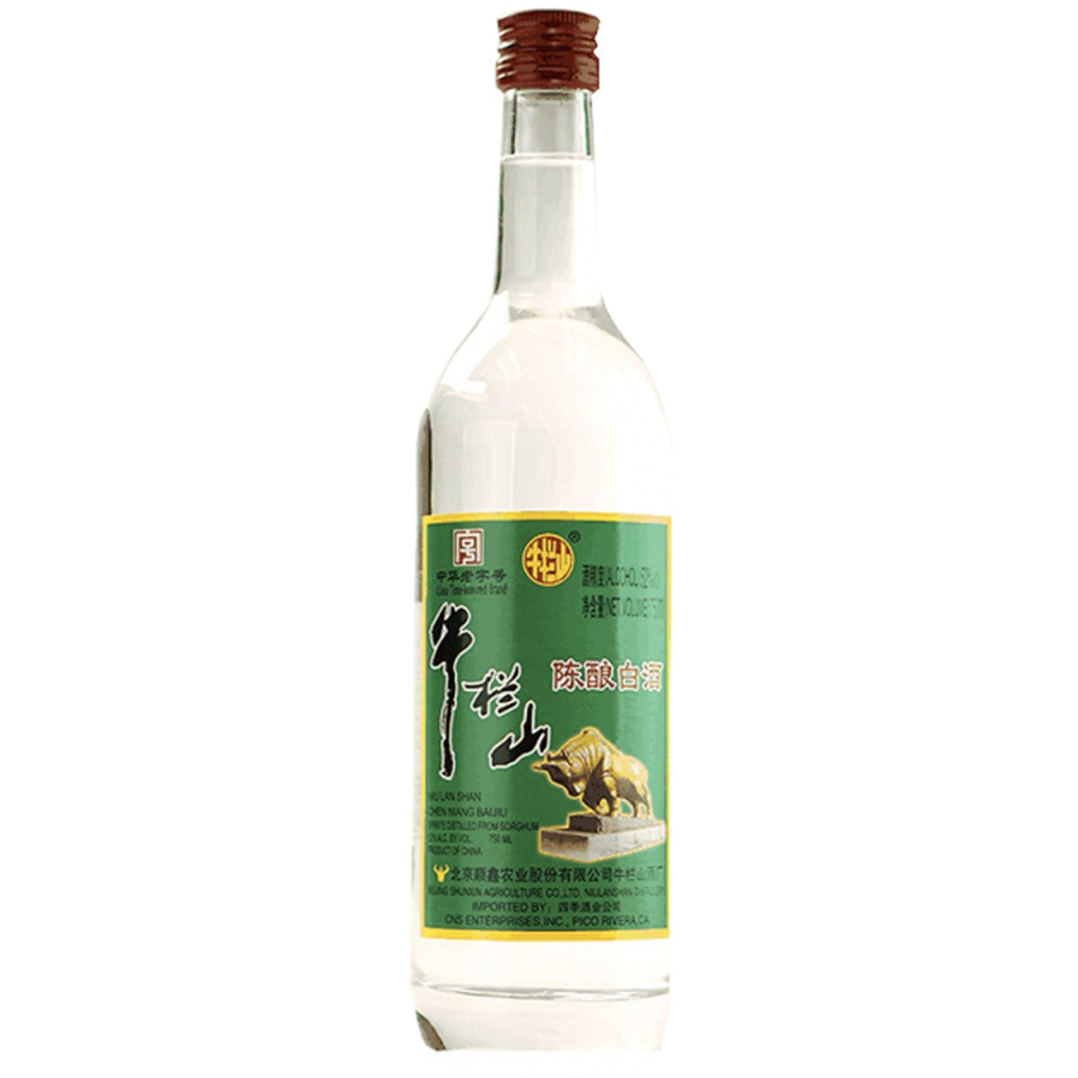 Niu Lan Shan Chen Niang Baijiu 750 ml