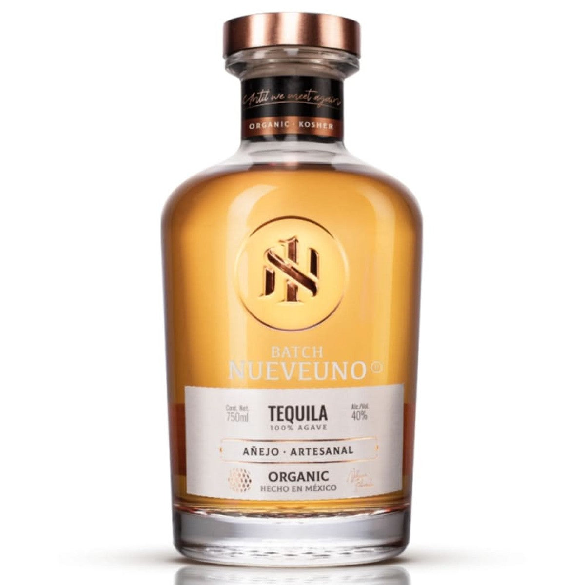 Nueveuno Tequila Añejo Artesanal Organic