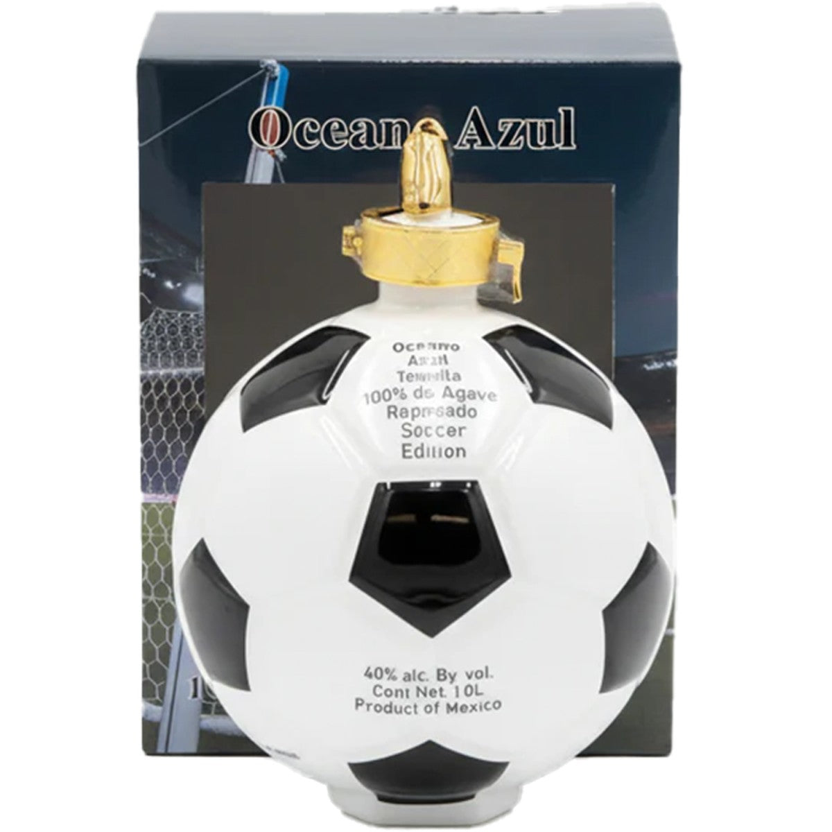 Oceano Azul Soccer Ball Reposado Tequila 1 L