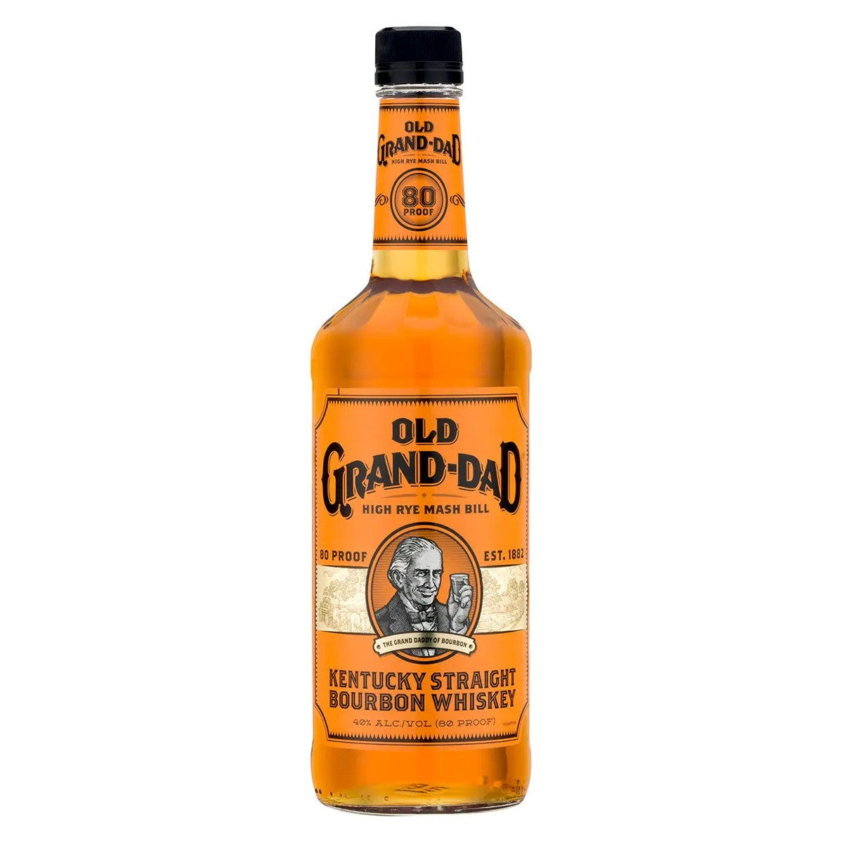 Old Grand Dad Kentucky Straight Bourbon Whiskey 80 Proof 750 ml