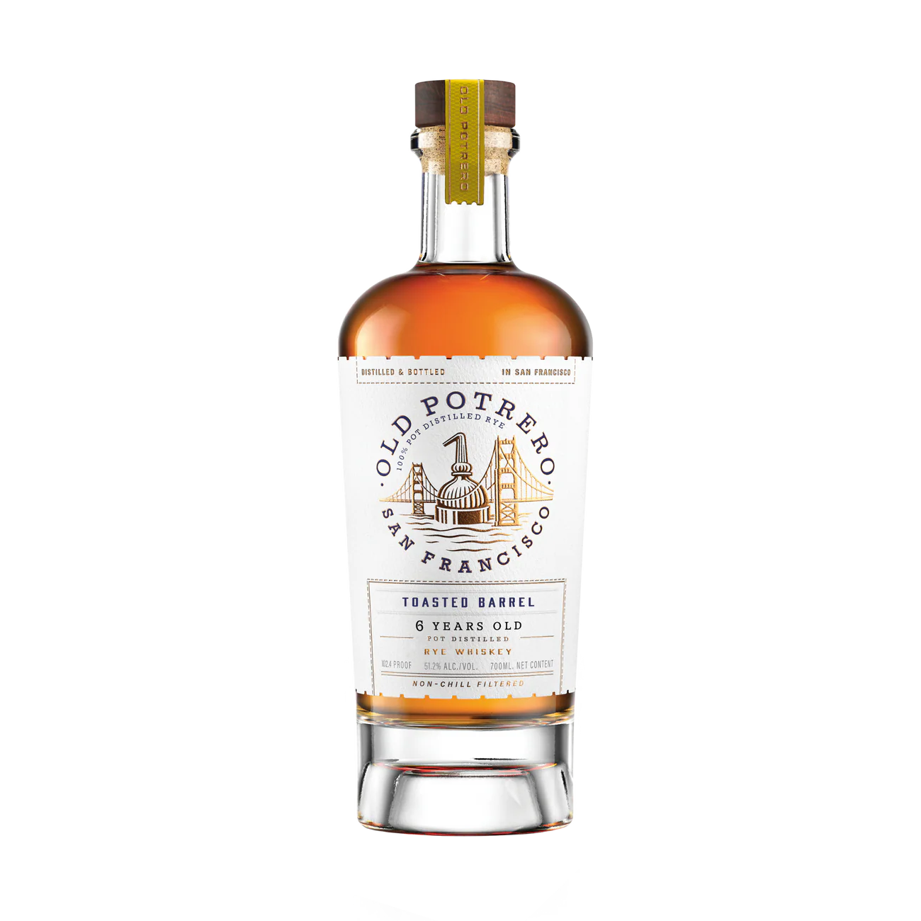 Old Potrero Toasted Barrel 6 Year Rye Whiskey 700 ml
