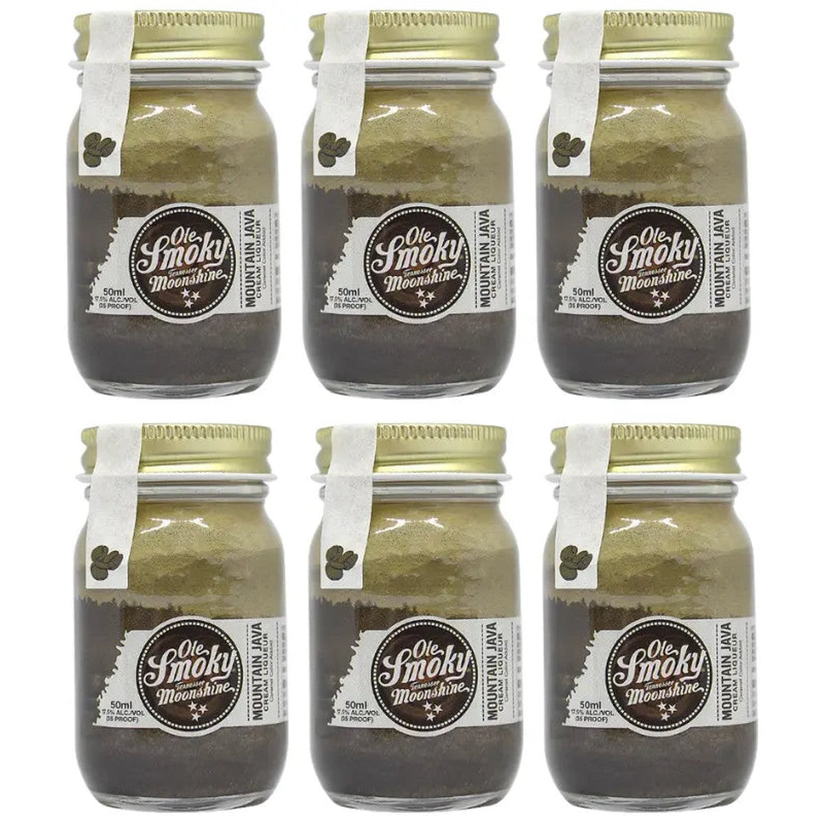 Ole Smoky Mountain Java Cream Moonshine Minis (6) 50 ml