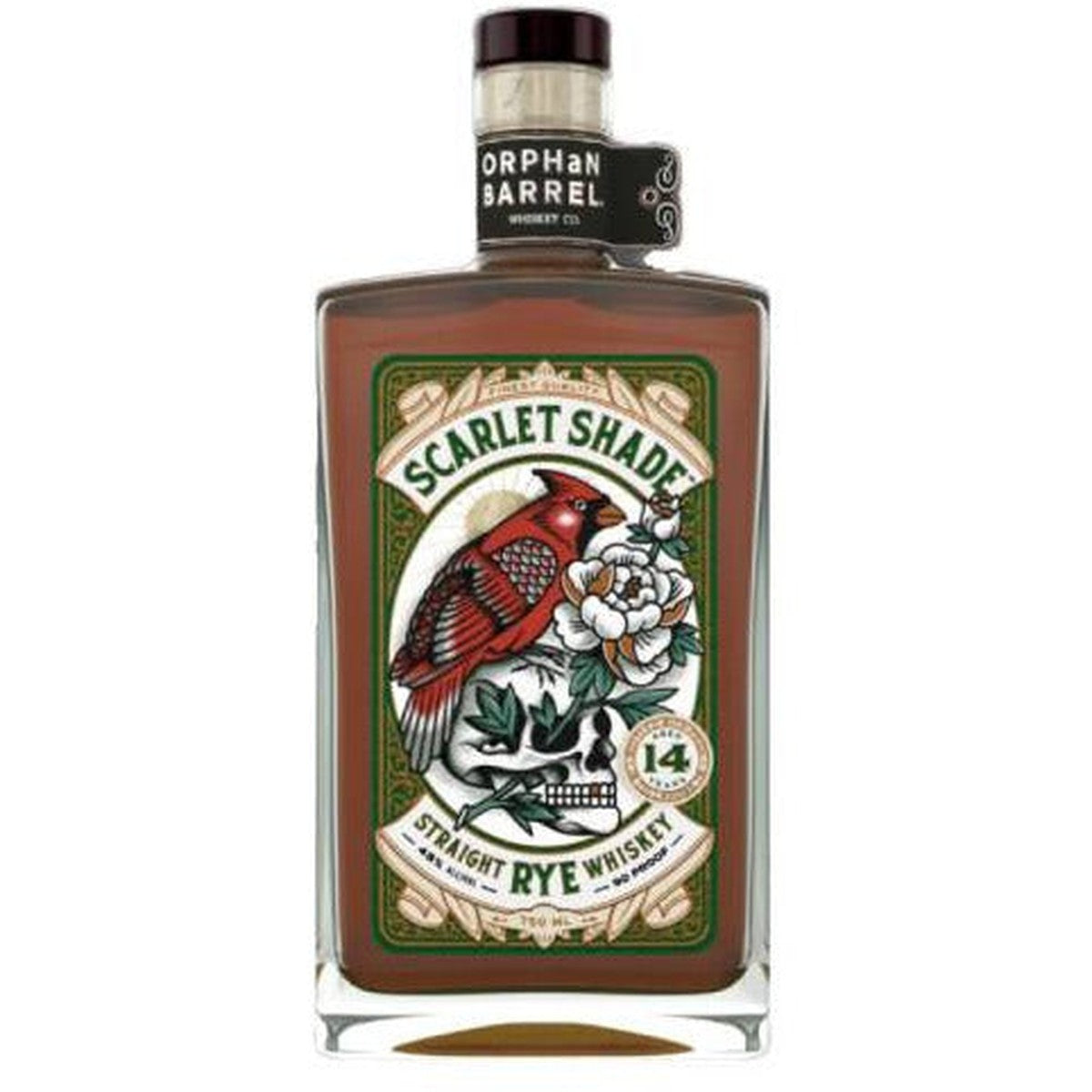 Orphan Barrel Scarlet Shade Straight Rye Whiskey 14 year 750 ml