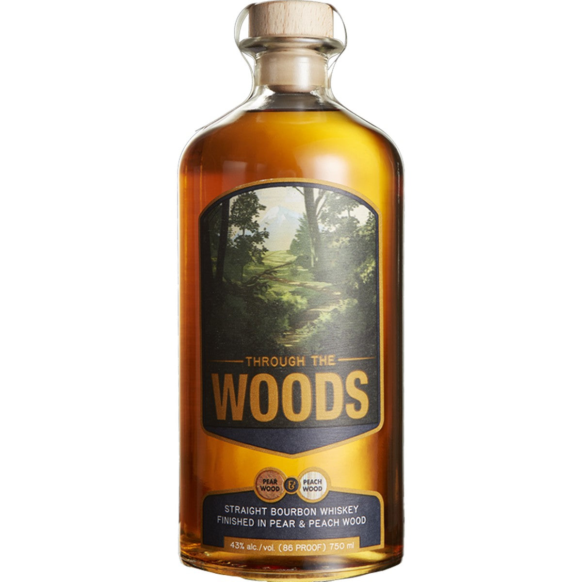 Outdoor Through The Woods Straight Bourbon Whiskey 750 ml