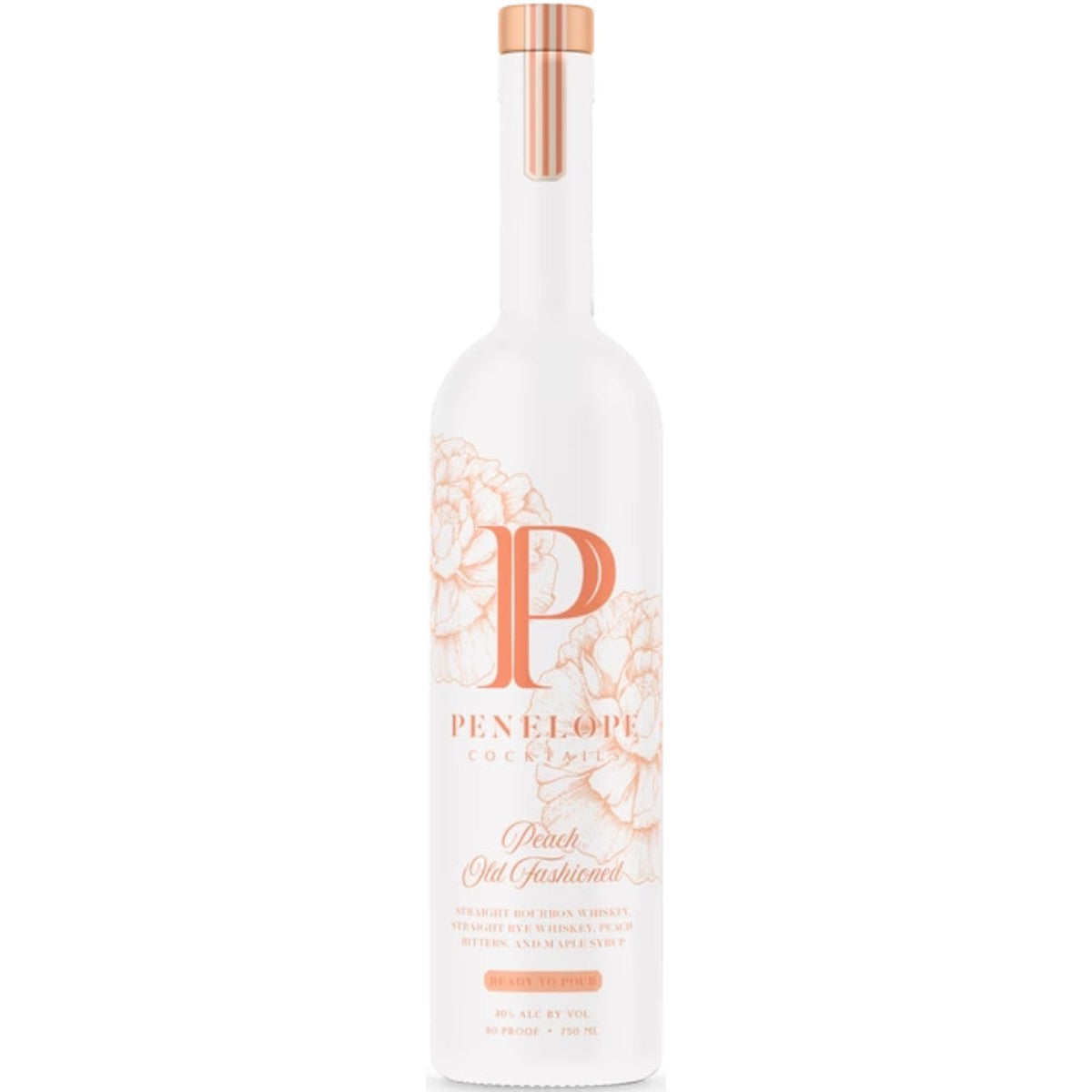 Penelope Peach Old Fashioned Cocktails Ready to Pour 750 ml