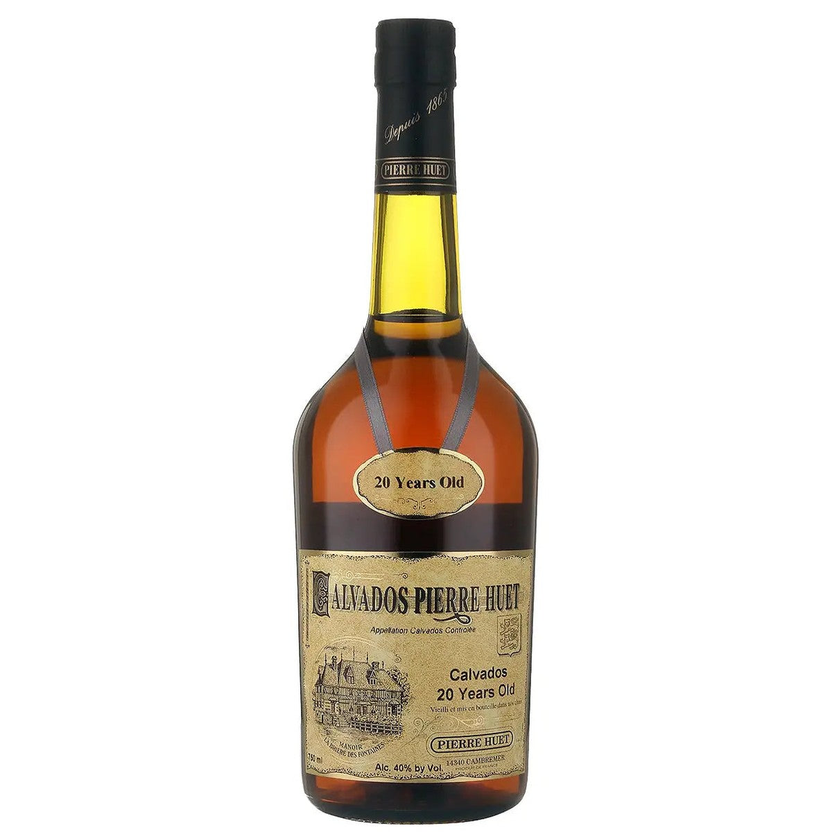 Pierre Huet Calvados Pays D'Auge Cambremer 20 year