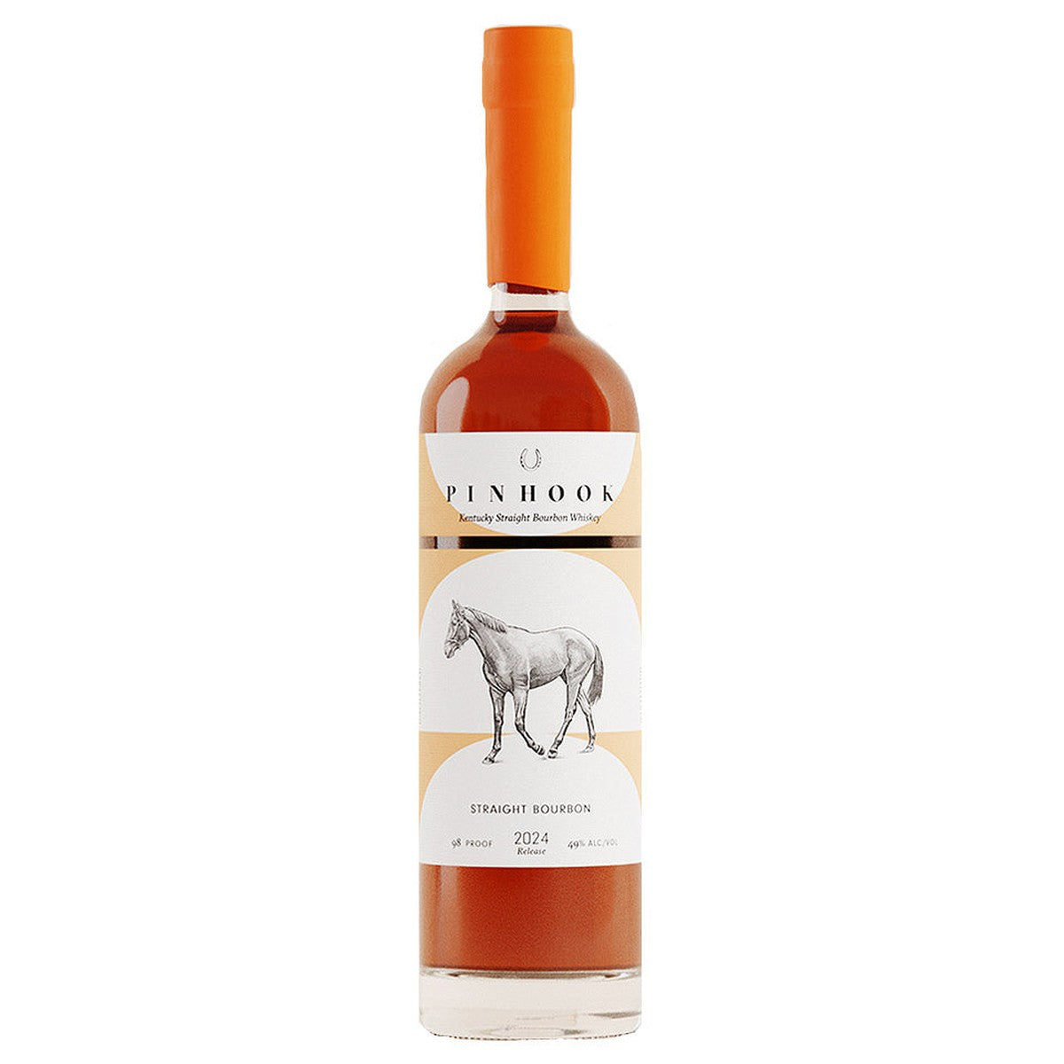Pinhook Kentucky Straight Bourbon Whiskey Orange 2024