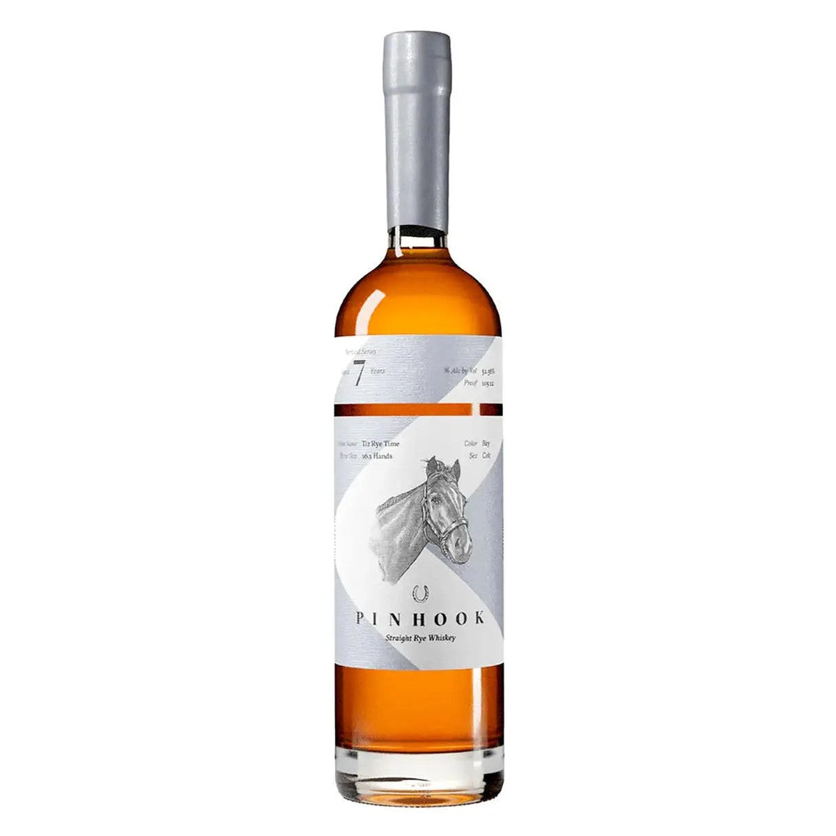 Pinhook Tiz Rye Time Straight Right Whiskey Vertical Series 2023 Silver 7 year 750 ml