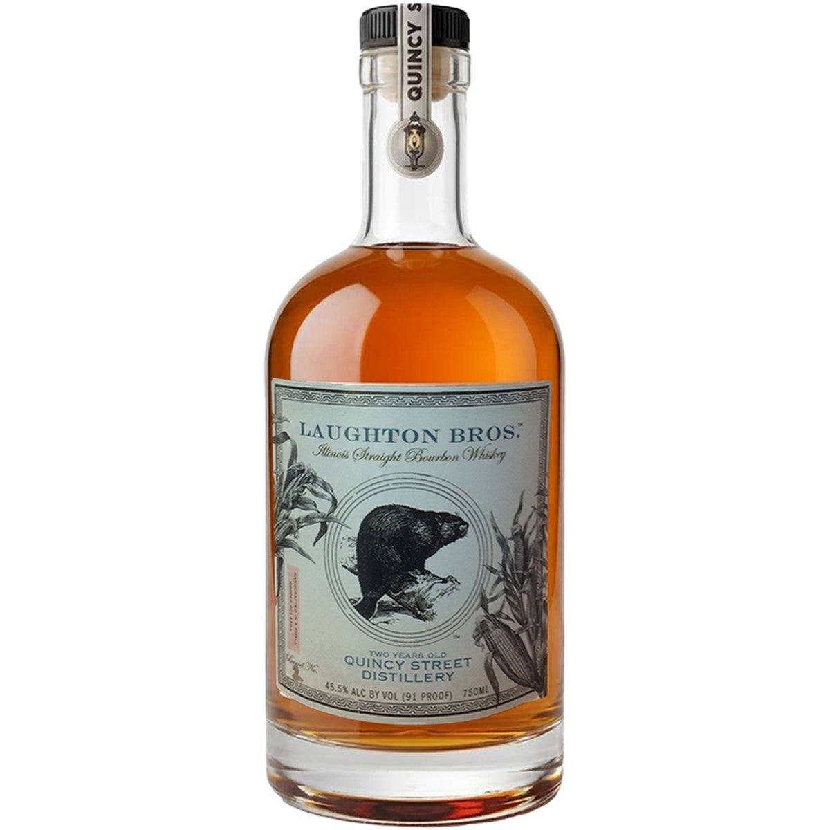 Quincy Street Distillery Laughton Bros. Bourbon 2-year-old