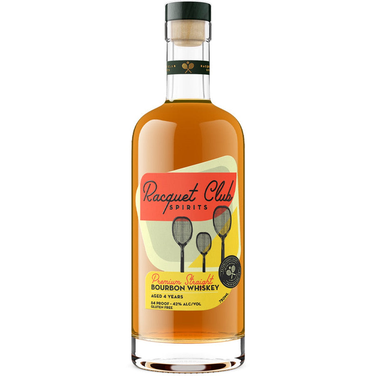 Racquet Club Spirits Premium Straight Bourbon Whiskey 4 year
