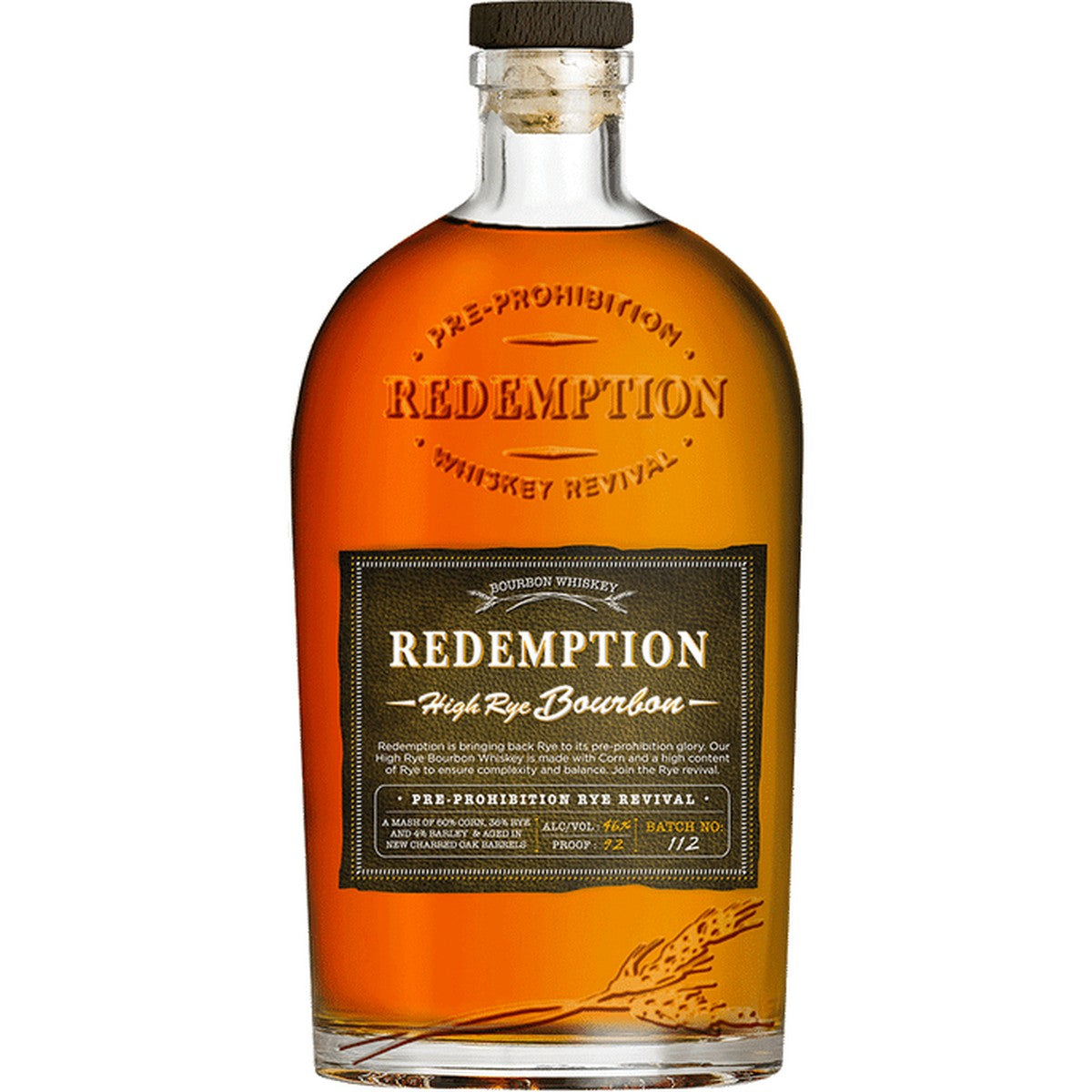 Redemption High Rye Bourbon 750ml