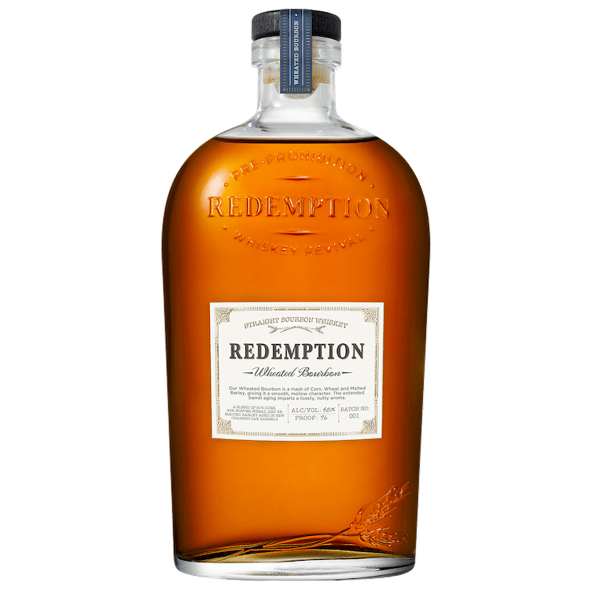 Redemption Wheated Bourbon Whiskey 750 ml product image 8