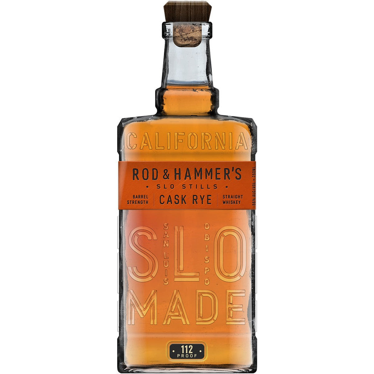 Rod and Hammers Slo stills Cask Rye 112 Proof 750 ml
