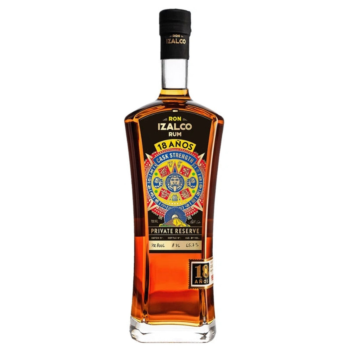 Ron Izalco Rum 18 year Cask Strength Private Reserve 750ml