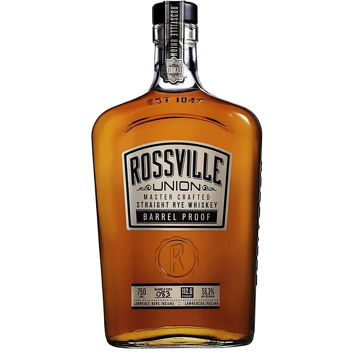 Rossville Union Cask Strength Rye 750 ml