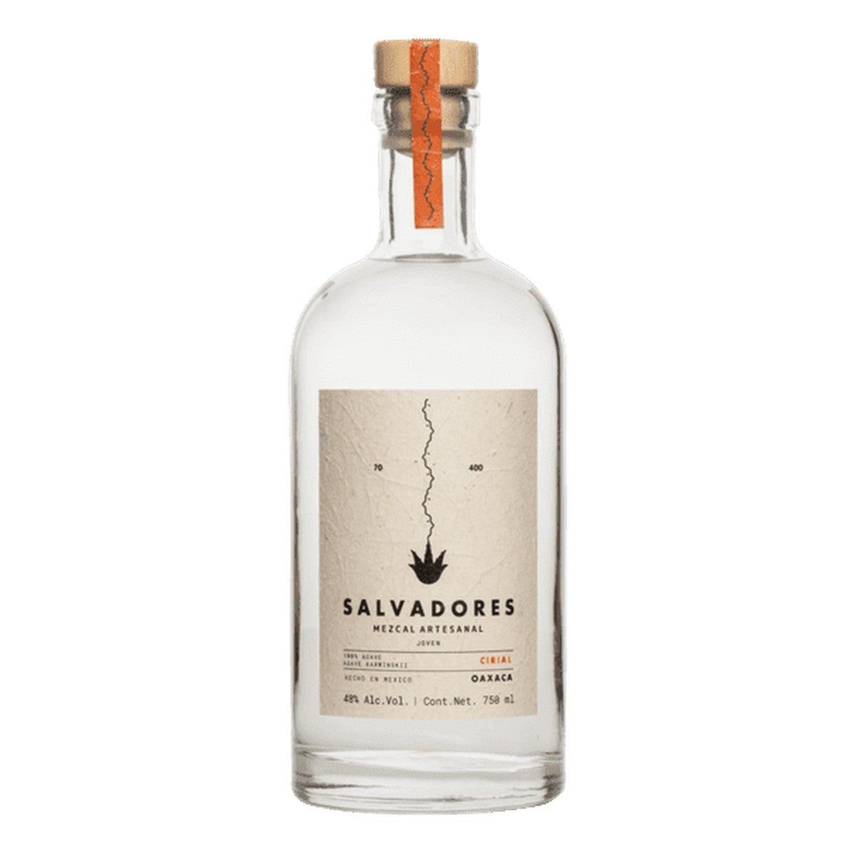 Salvadores Mezcal Artesanal Cirial Joven 750 ml