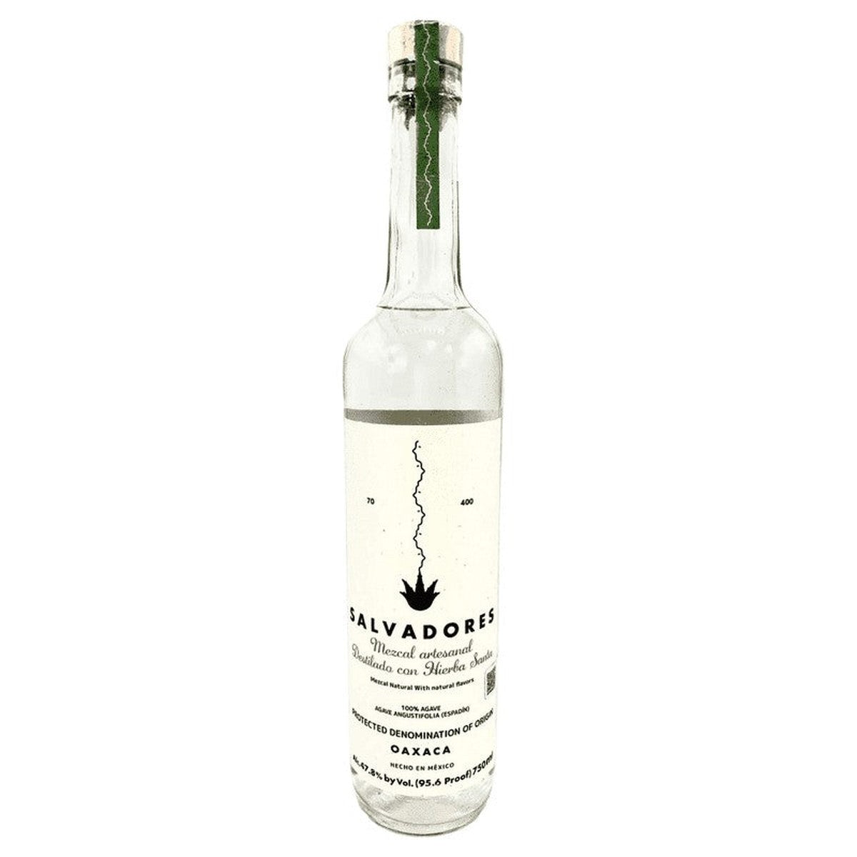 Salvadores Mezcal Artesanal Destilado Con Hierba Santa 750 ml