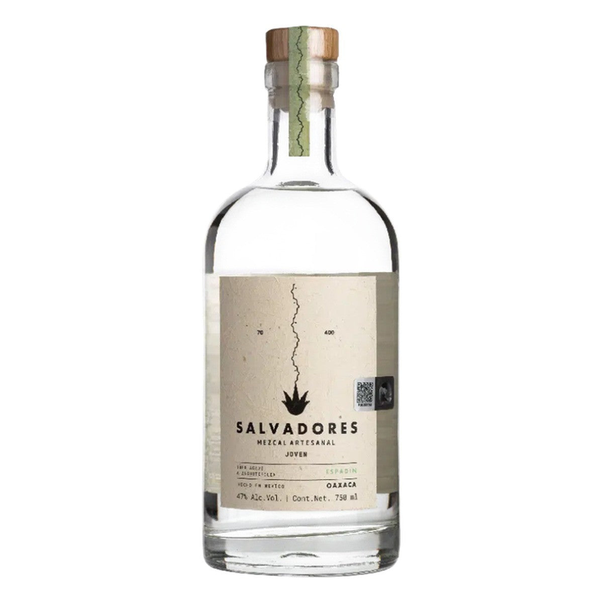 Salvadores Mezcal Artesanal Espadin Joven