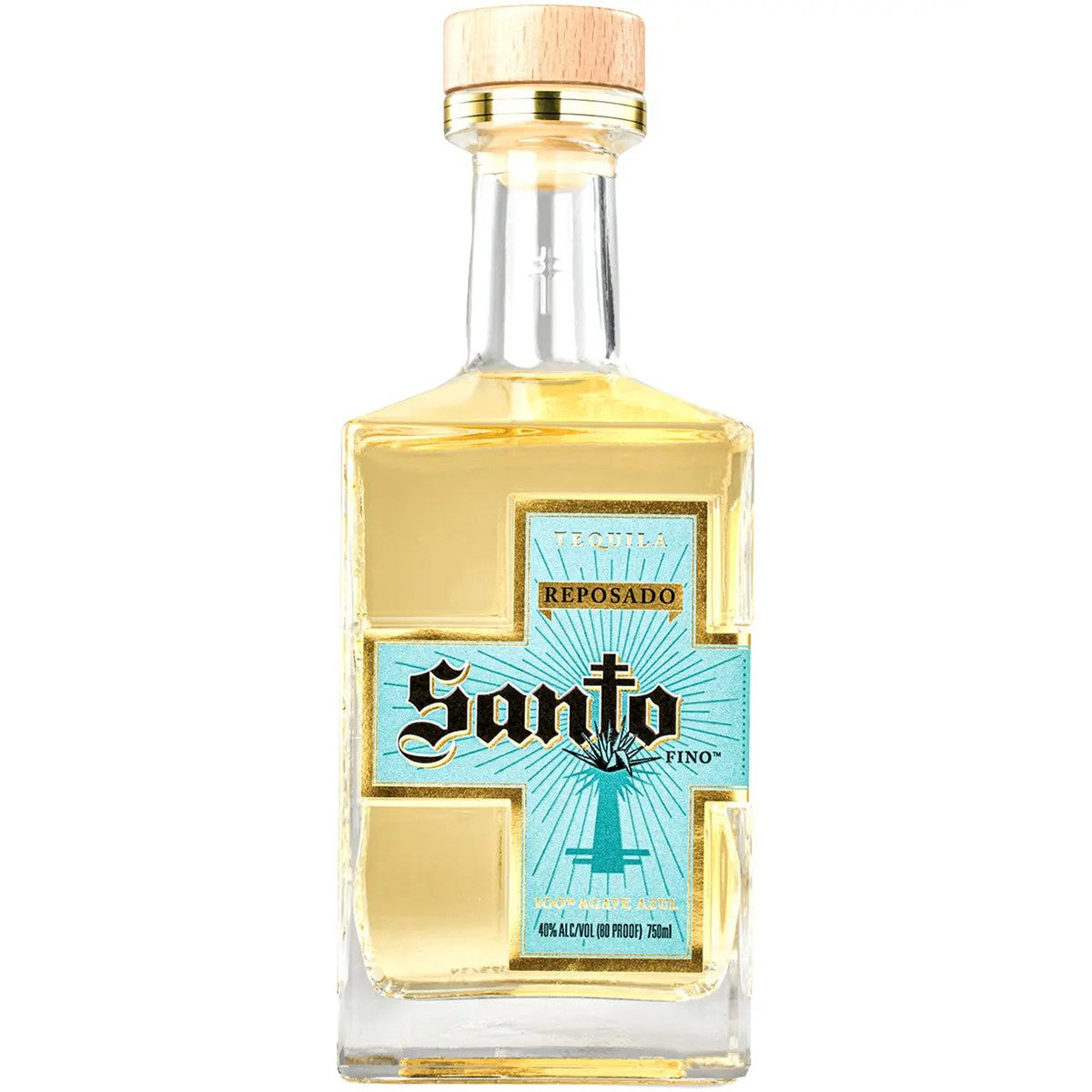 Santo Tequila Reposado 80 proof 750 ml
