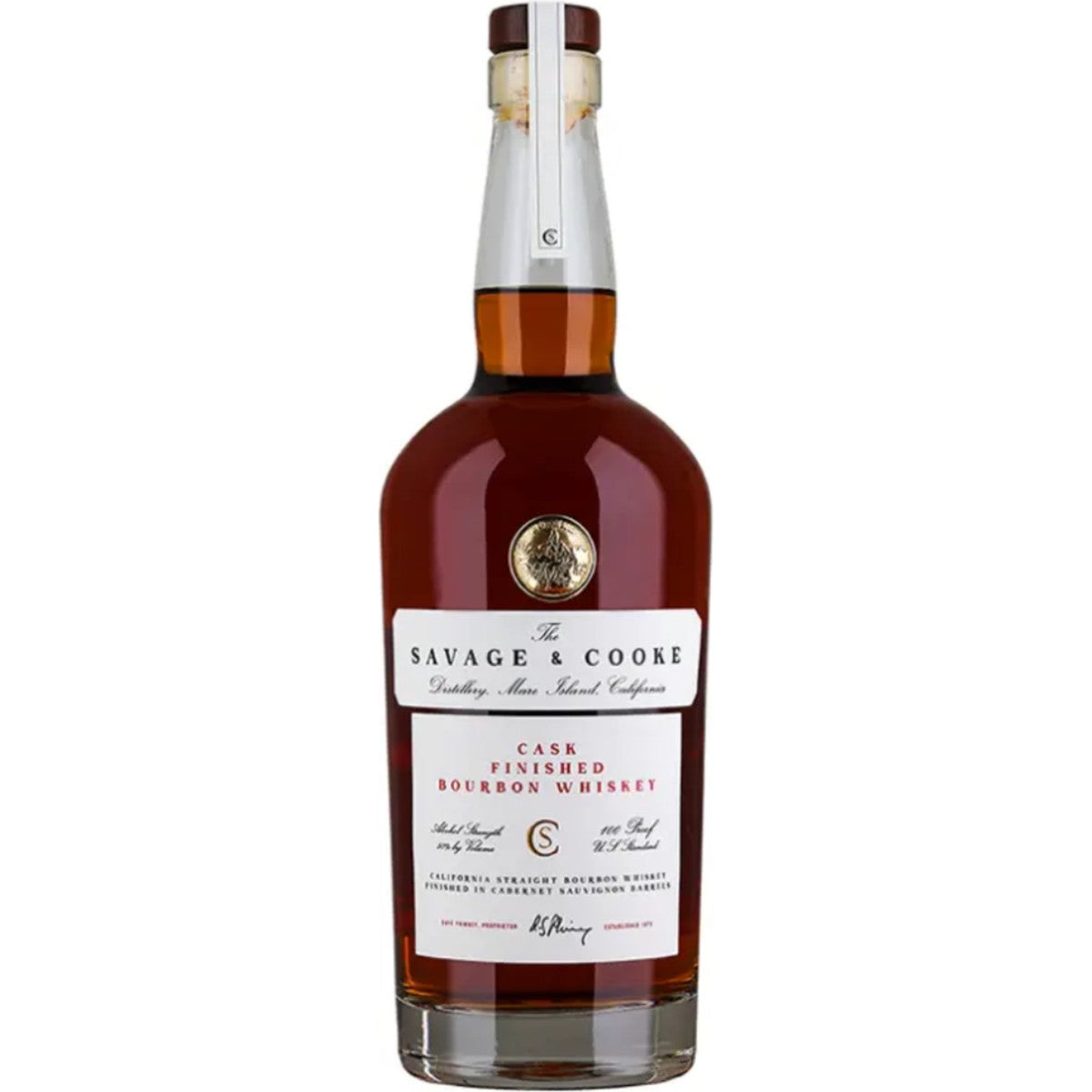 Savage & Cooke Cask Finished Bourbon Whiskey 750 ml
