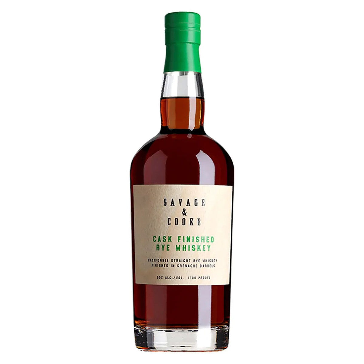 Savage & Cooke Cask Finished Rye 750 ml