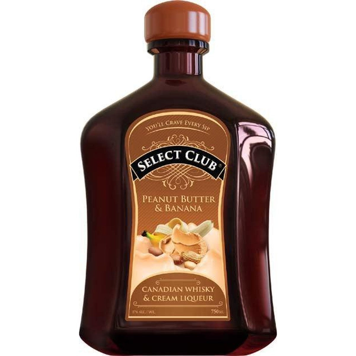 Select Club Peanut Butter and Banana Whisky Cream 750 ml