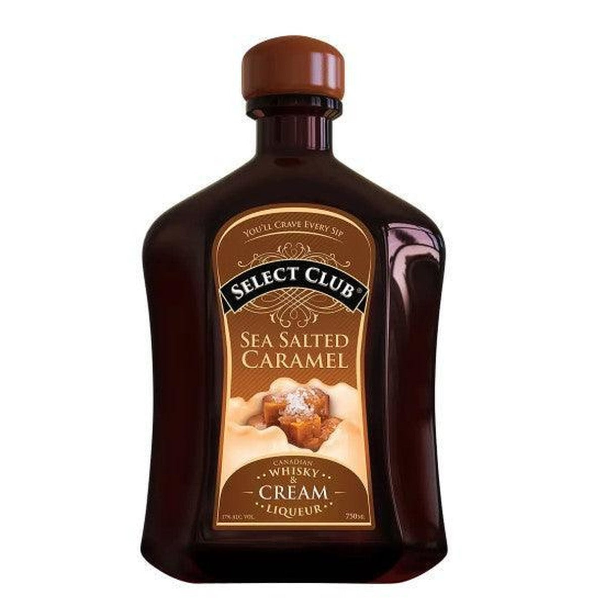 Select Club Sea Salted Caramel Canadian Whisky and Cream Liqueur 750 ml