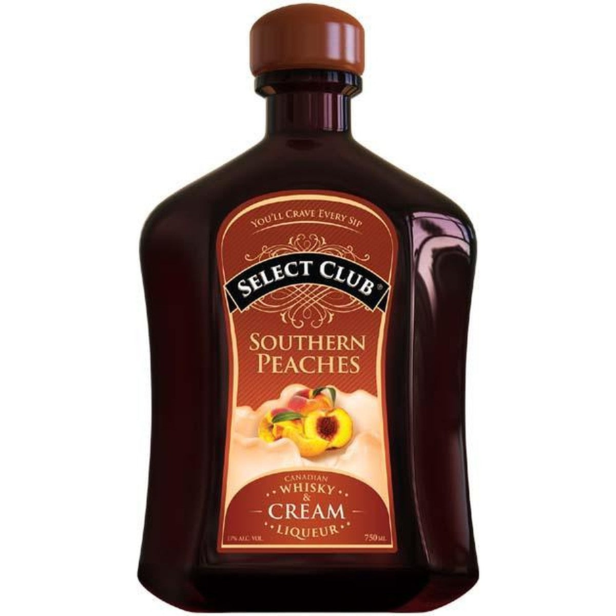 Select Club Southern Peaches Canadian Whisky and Cream Liqueur
