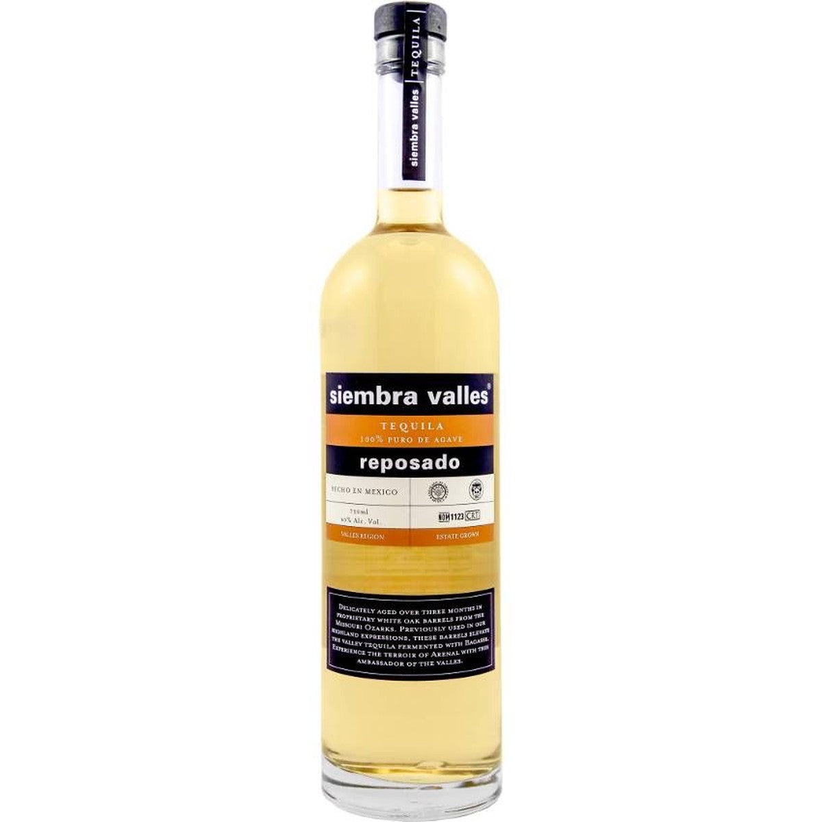 Siembra Valles Reposado Tequila