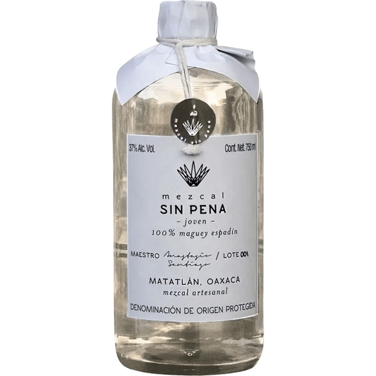 Sin Pena Joven Maguey Espadin 750 ml