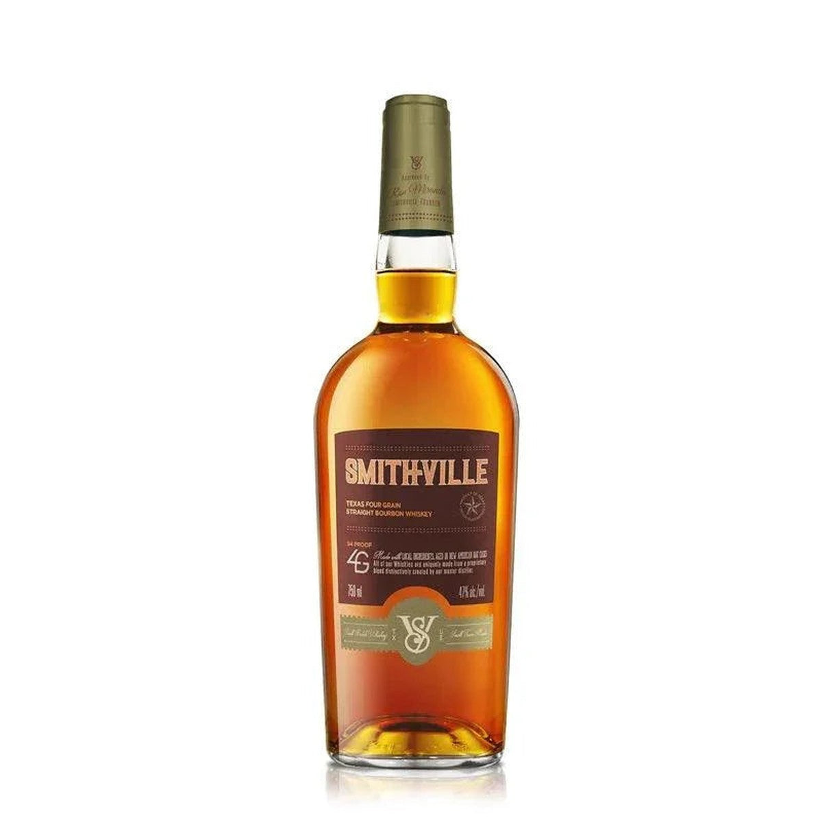 Smithville Texas Four Grain Straight Bourbon Whiskey