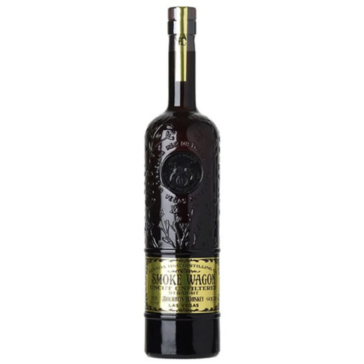 Smoke Wagon Uncut Unfiltered Straight Bourbon Whiskey 750 ml