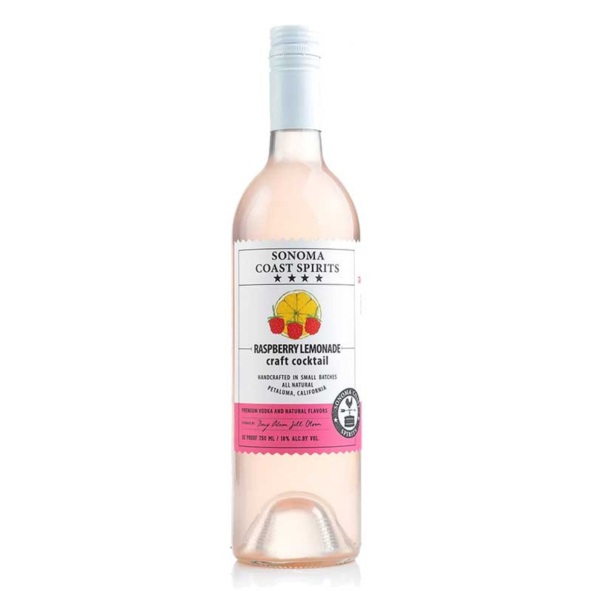 Sonoma Coast Spirits Raspberry Lemonade Craft Cocktail 750 ml