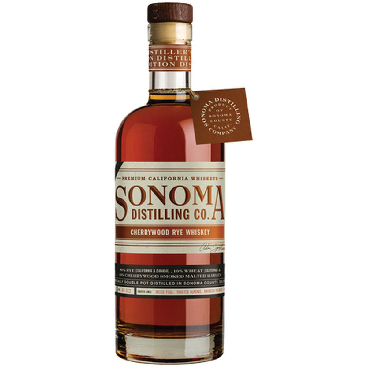 Sonoma Distilling Co Cherrywood Rye